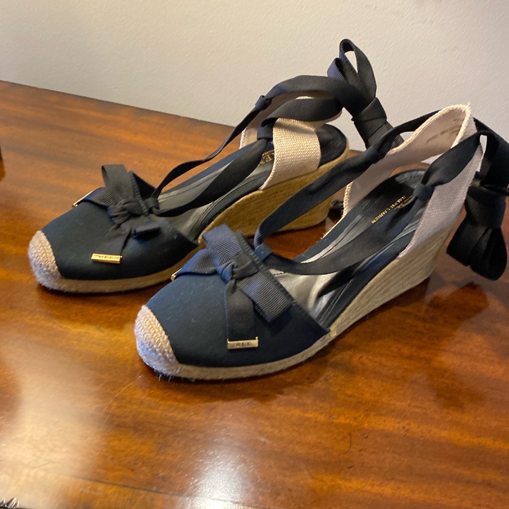 Ralph Lauren Black Espadrilles